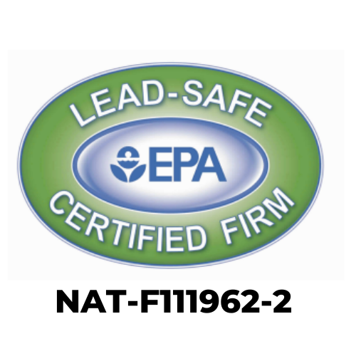 Exterior Painting lead safe certified logo.