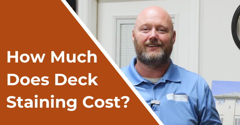 How much does deck staining in Omaha cost video.